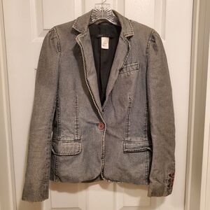 Marc Jacobs Charcoal Denim Blazer